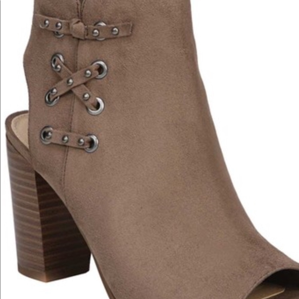 Open Toe Booties 7.5